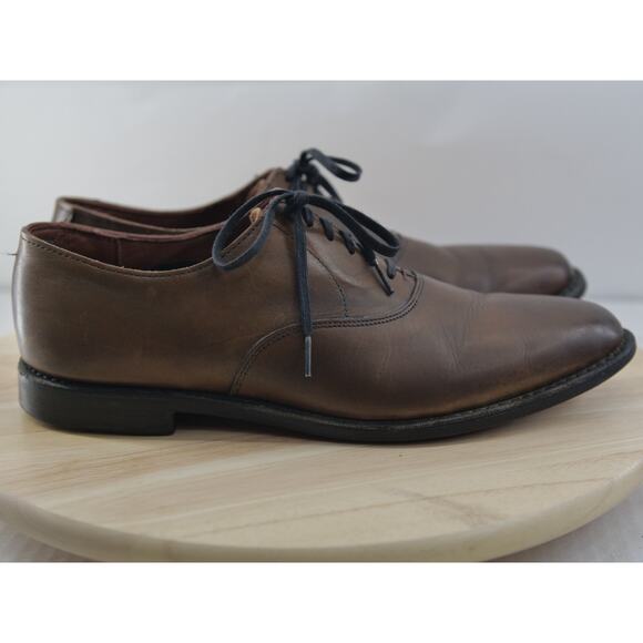 Allen Edmonds Carlyle Plain Toe Oxford Dress Shoes Dark Brown Men\'s 9.5‎ D main image 4